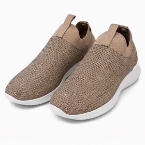 Slip-On Knit Sneakers with Sparkle
